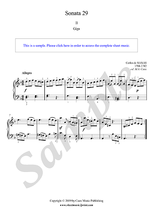 Sonata No. 29 in D minor (2/3 : Giga)