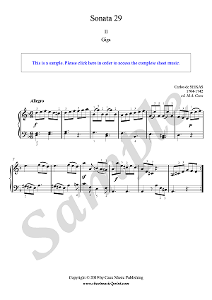 Seixas : Sonata 29 in D minor (2/3 : Giga)