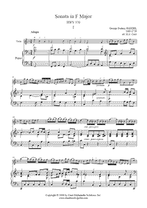 Handel : Sonata HWV 370 (I)