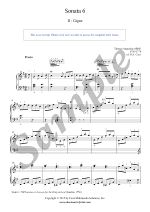 Sonata No. 6 in G minor (2/2)