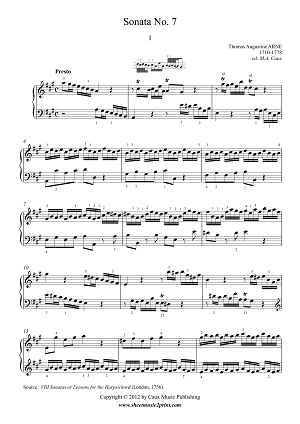 Sonata No. 7 in A Major (1/3)