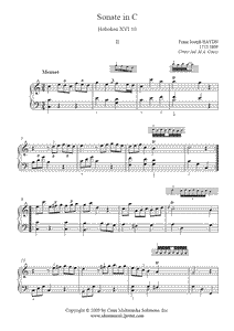 Haydn : Sonata Hob. XVI:10 (II)