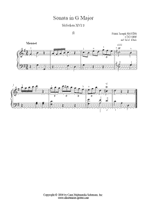 Haydn : Sonata Hob. XVI:8 (II)