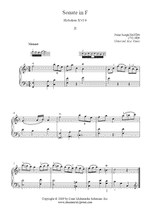 Haydn : Sonata Hob. XVI:9 (II)