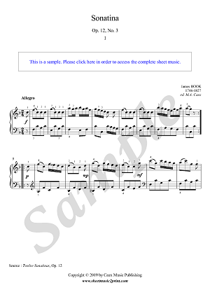 Sonatina in F Major, Op. 12, No. 3 (I : Allegro)