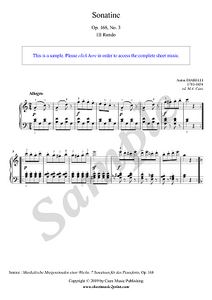 Diabelli : Sonatina Op. 168, No. 3 (3/3 : Rondo)