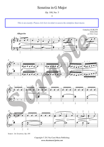 Gurlitt : Sonatina Op. 188, No. 3 (1/3)