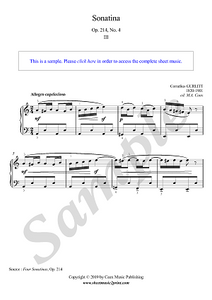 Gurlitt : Sonatina Op. 214, No. 4 (3/3 : Allegro capriccioso)