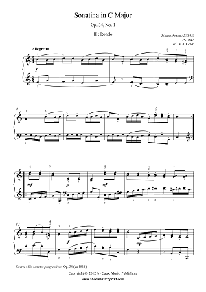 Sonatina in C Major, Op. 34, No. 1 (2/2)