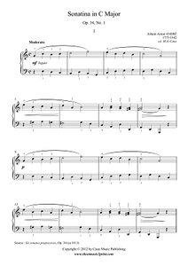 Andre : Sonatina Op. 34, No. 1