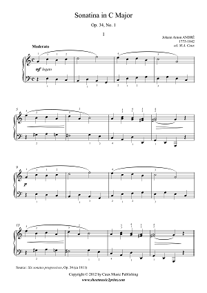Sonatina in C Major, Op. 34, No. 1 (1/2)