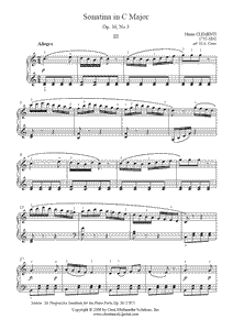 Clementi : Sonatina Op. 36, No. 3 (III)