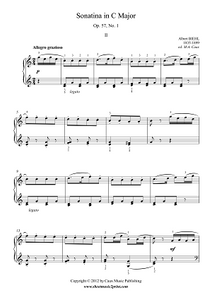 Biehl : Sonatina Op. 57, No. 1 (2/2)