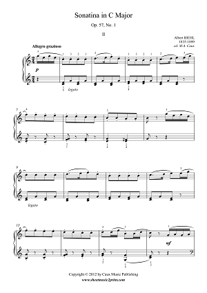 Sonatina in C Major, Op. 57, No. 1 (2/2)