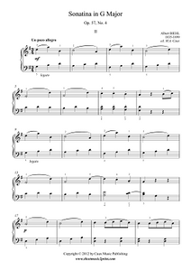 Biehl : Sonatina Op. 57, No. 4 (2/2)
