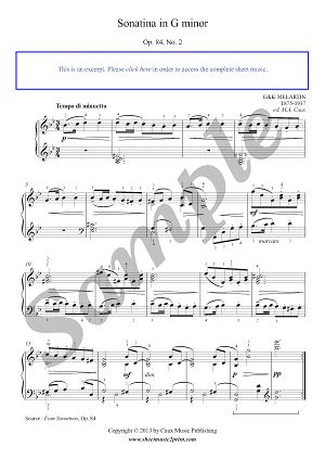 Sonatina in G minor, Op. 84, No. 2