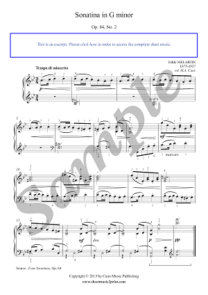 Melartin : Sonatina Op. 84, No. 2