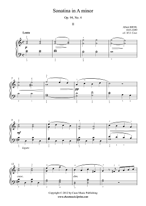 Sonatina in A minor, Op. 94, No. 4 (2/3)