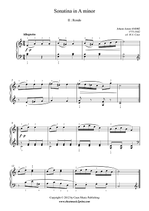 Sonatina in A minor - Rondo