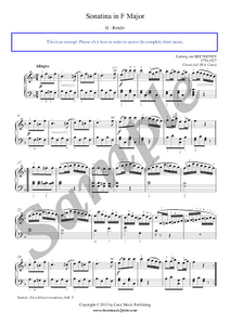 Beethoven : Sonatina in F Major (2/2)