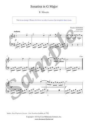Sonatina in G Major (2/3)