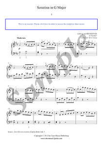 Beethoven : Sonatina in G Major