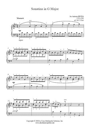 Sonatina in G Major