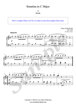 Sonatina in C Major (2/2 : Rondo)