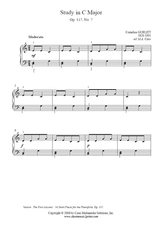 Study in C Major, Op. 117, No. 7