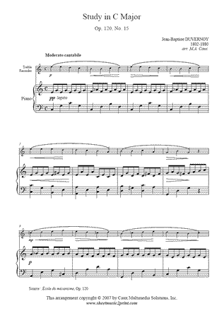 Study in C Major, Op. 120, No. 15