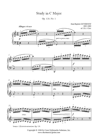 Study in C Major, Op. 120, No. 1