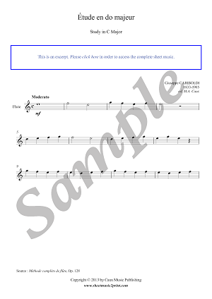Study in C Major, Op. 128 a - Grade 0
