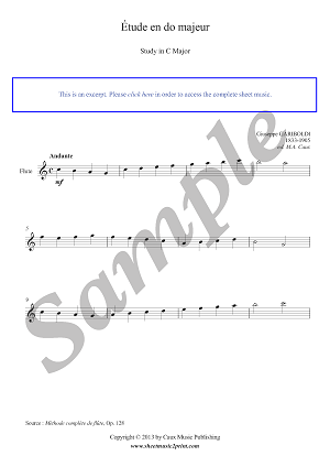 Study in C Major, Op. 128 c - Grade 0
