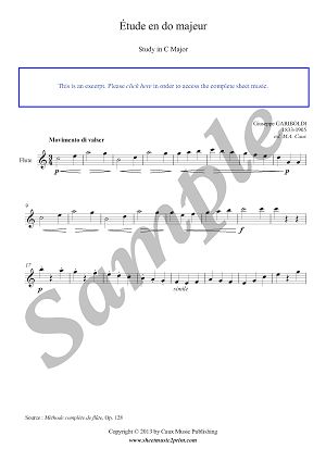 Study in C Major, Op. 128 - Grade 1