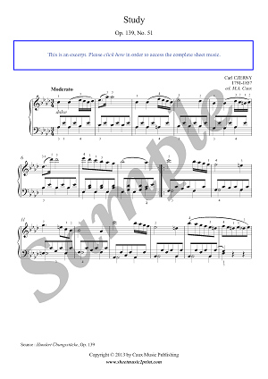 Etude in A flat Major, Op. 139, No. 51