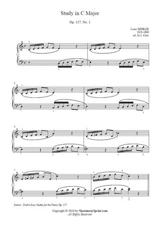 Study in C Major, Op. 157, No. 1