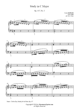 Study in C Major, Op. 157, No. 2