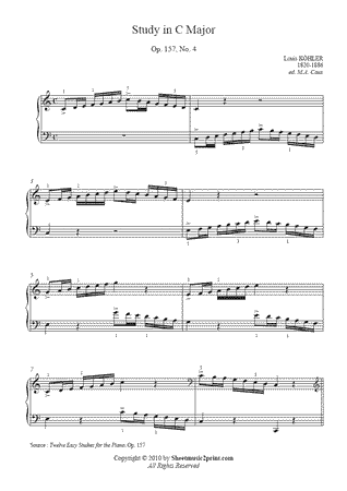 Study in C Major, Op. 157, No. 4