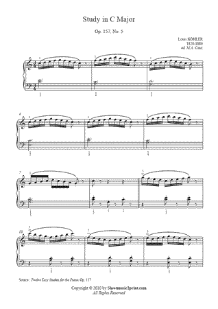 Study in C Major, Op. 157, No. 5