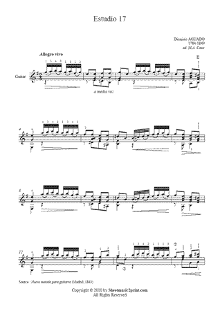 Study No. 17 in E minor
