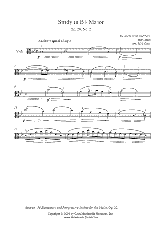 Study Op. 20, No. 2