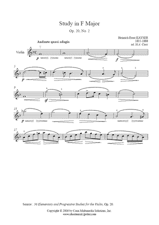 Study in F Major, Op. 20, No. 2
