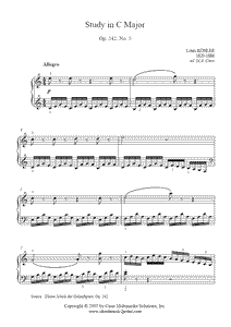 Kohler : Study Op. 242, No. 5