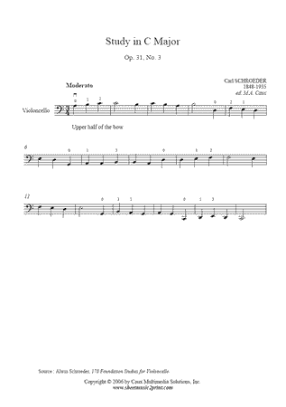 Study in C Major, Op. 31, No. 3