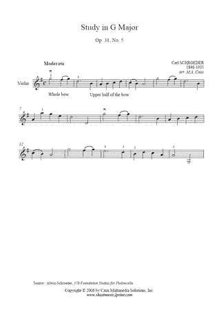 Study Op. 31, No. 5