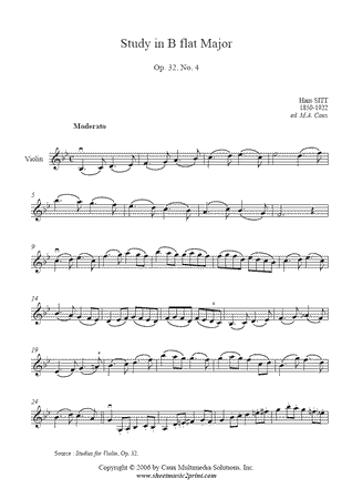 Study in B flat Major, Op. 32, No. 4