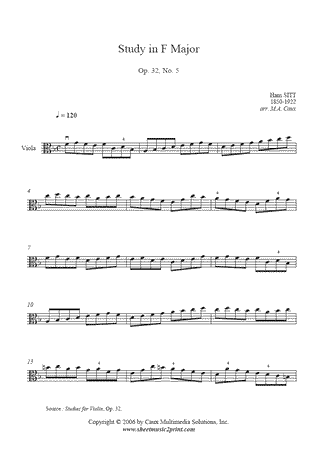 Study Op. 32, No. 5