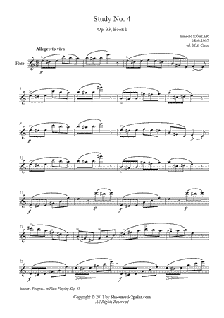 Study No. 4 in A minor, Op. 33, Book I