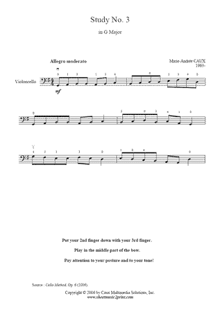 Study No. 3 in G Major