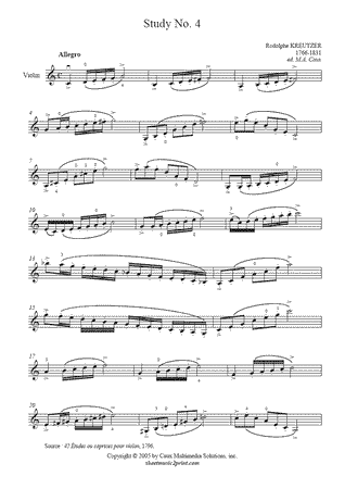 Study No. 4 in C Major